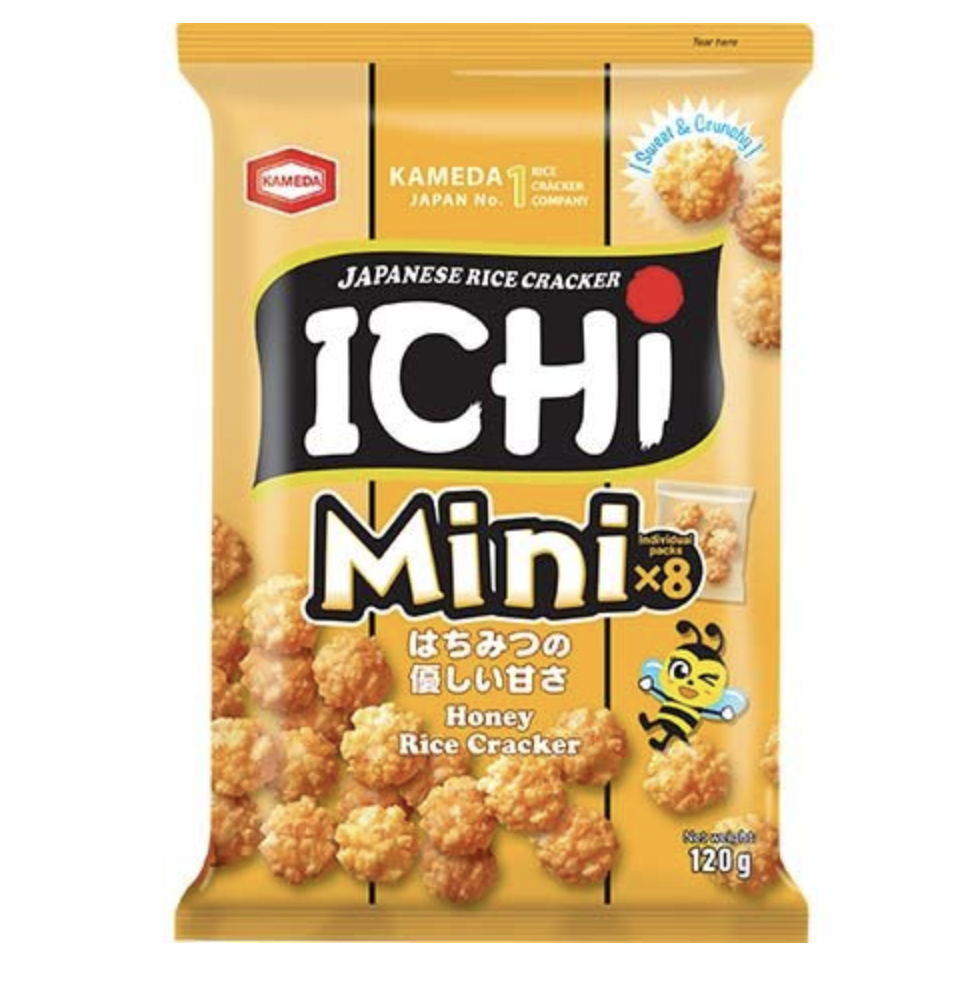 ICHI Mini Rice Cracker Honey Flavor 120g | ICHI 迷你酥 蜂蜜味 120g | Golden ...